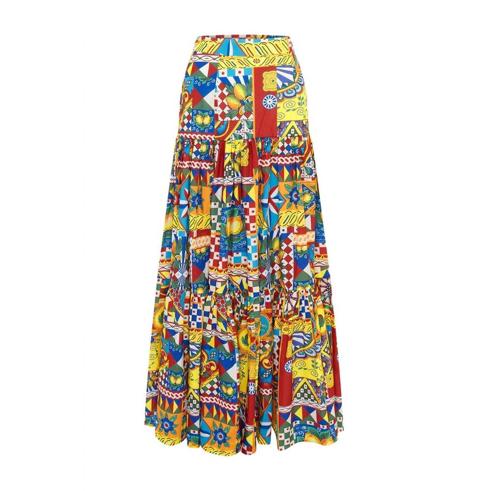 NEW RUNAWAY THE LABEL ayla maxi skirt in phaedra print - Picture 4 of 4